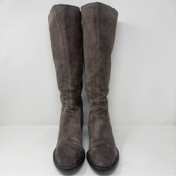 Born Women's Heeled Boots in Taupe Suede - Picture 3 of 9